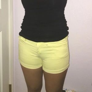 Yellow Aeropostale shorts